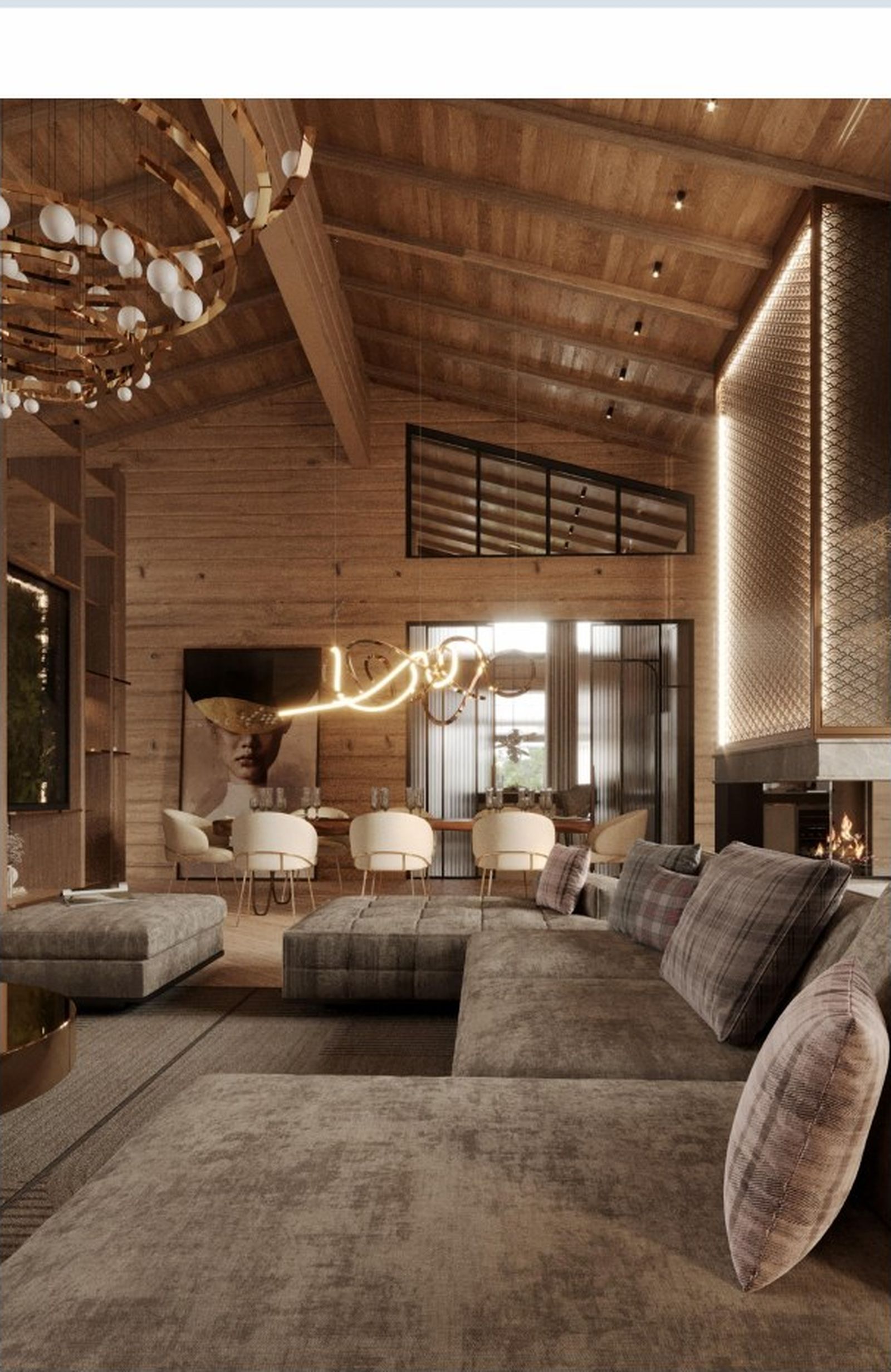 Private House — living room